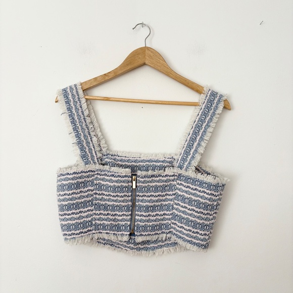 House of Harlow 1960 tweed crop top - Picture 6 of 7